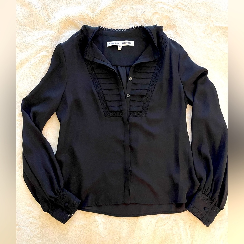 Rebecca Minkoff Long Sleeve Button Up Shirt